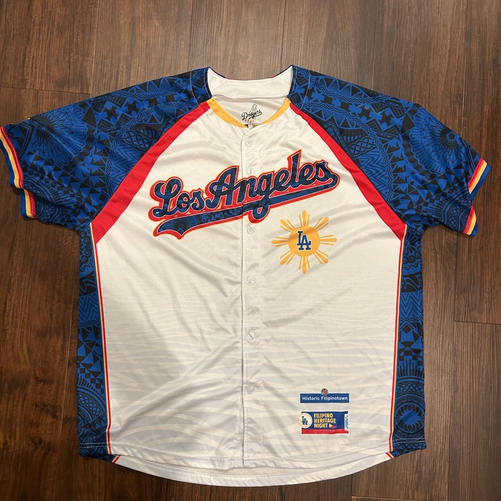MLB LA Dodgers Filipino Night Jersey 2025